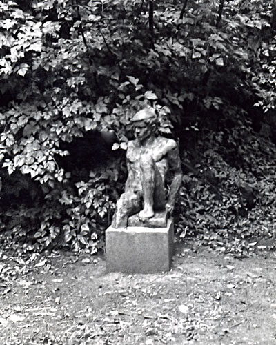 The Truckdriver - Sculpture by Gerhard Juchum