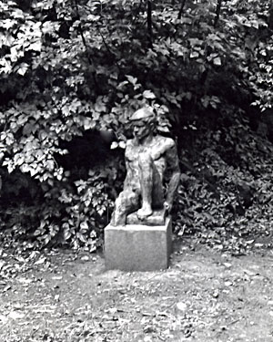 The Truckdriver - Sculpture by Gerhard Juchum