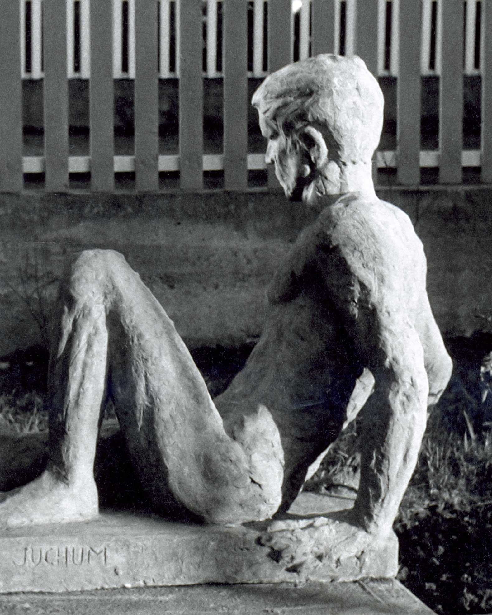 The Truckdriver - Sculpture by Gerhard Juchum